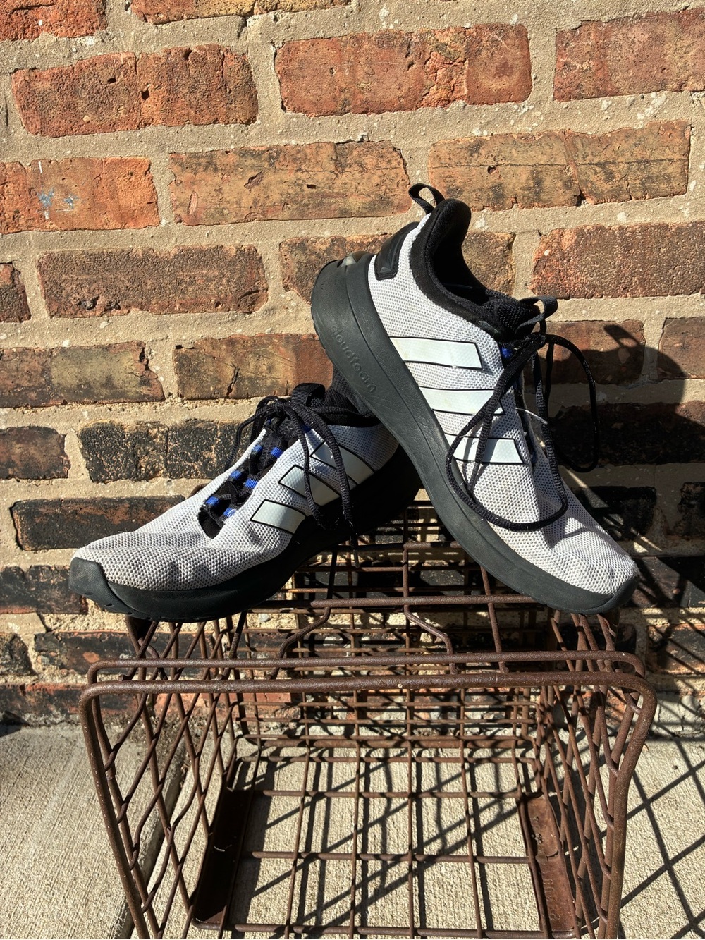 Adidas Racer TR23 Men's Running Shoe Athletic Sneaker White Pre-Owned size 9